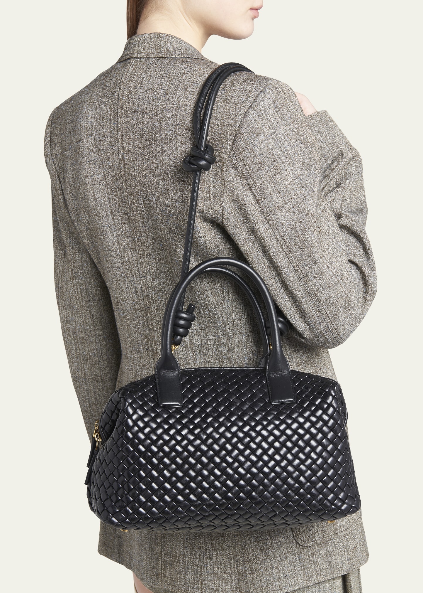 Doctor Padded Intrecciato Top-Handle Bag - 2