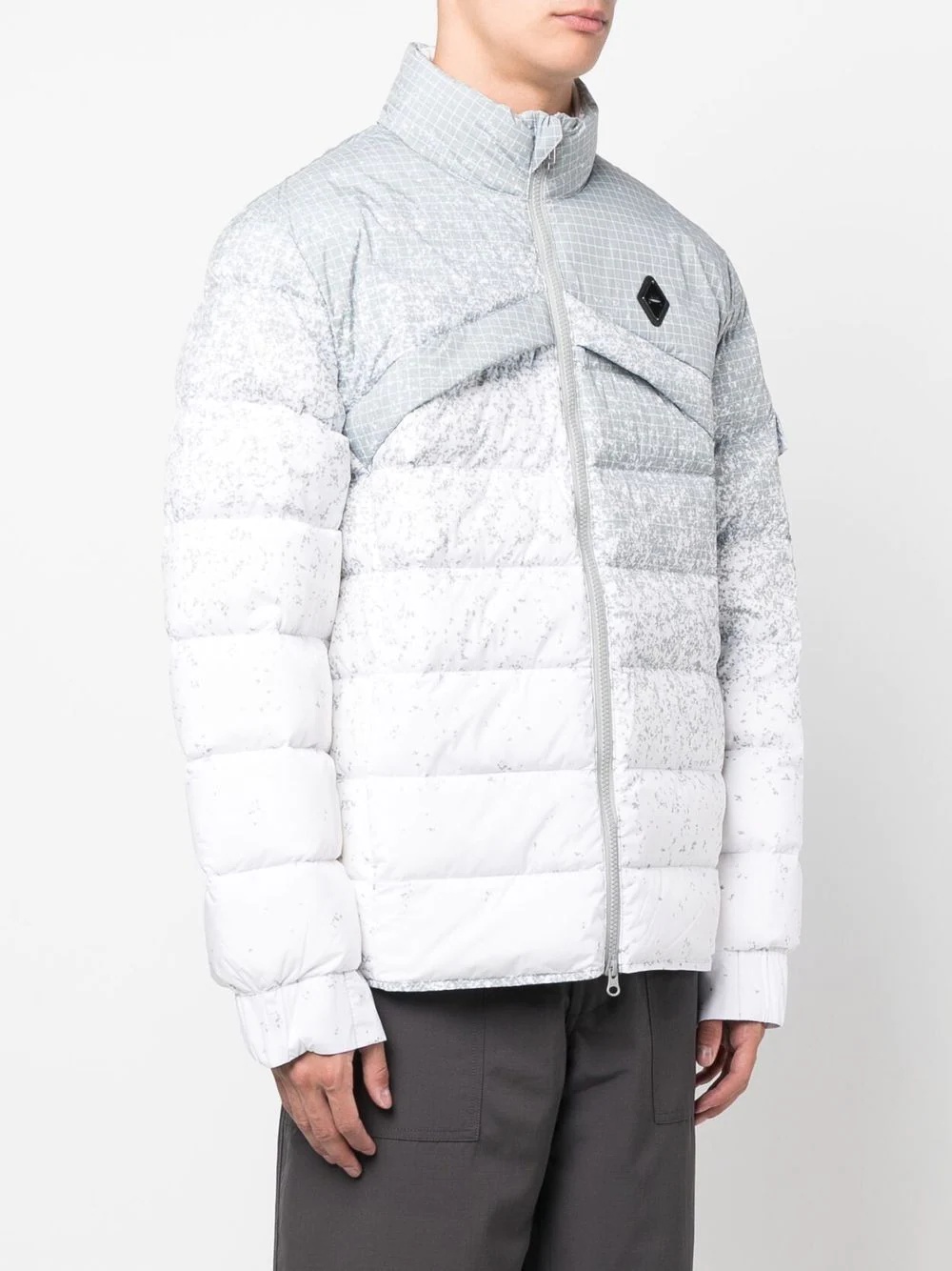 logo padded jacket - 3