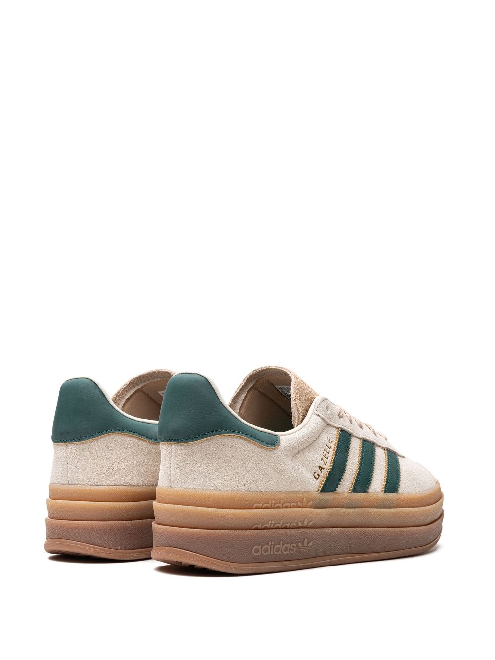 Gazelle Bold "Cream Collegiate/Green" sneakers - 3