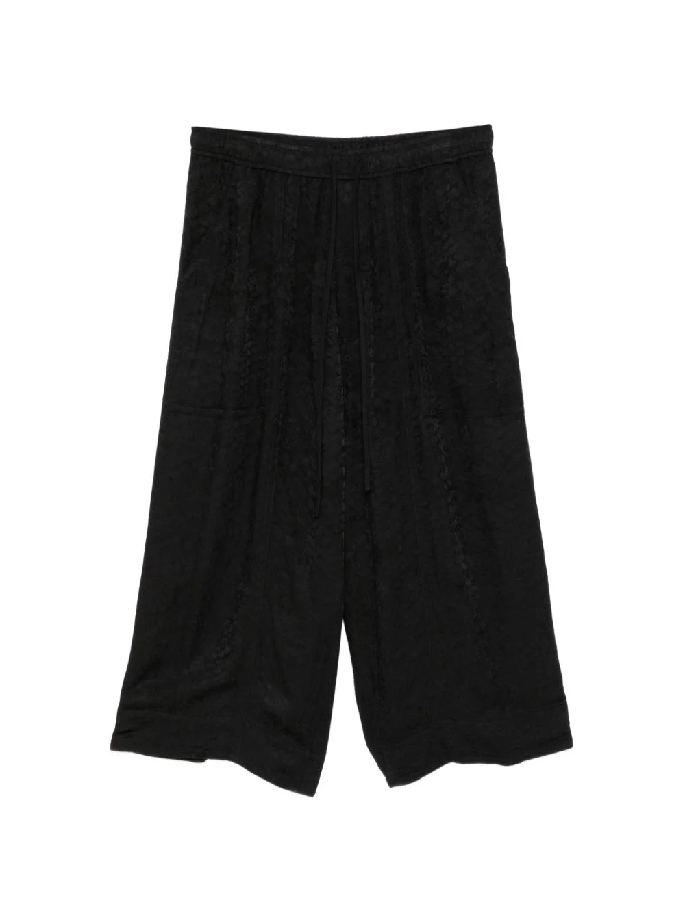 croped baggy trousers - 1