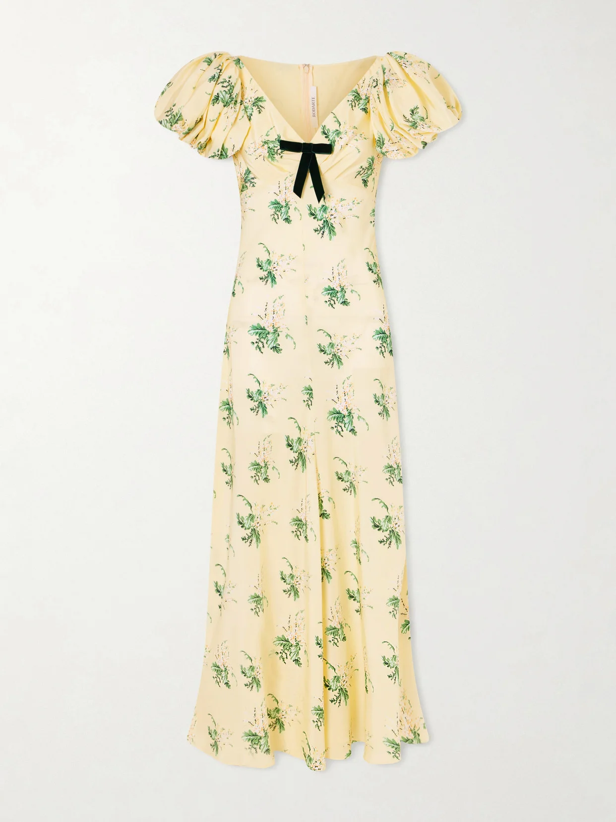 Floral-print Silk Gown - 1