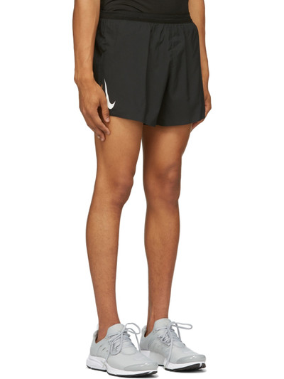 Nike Black Aeroswift Running Shorts outlook