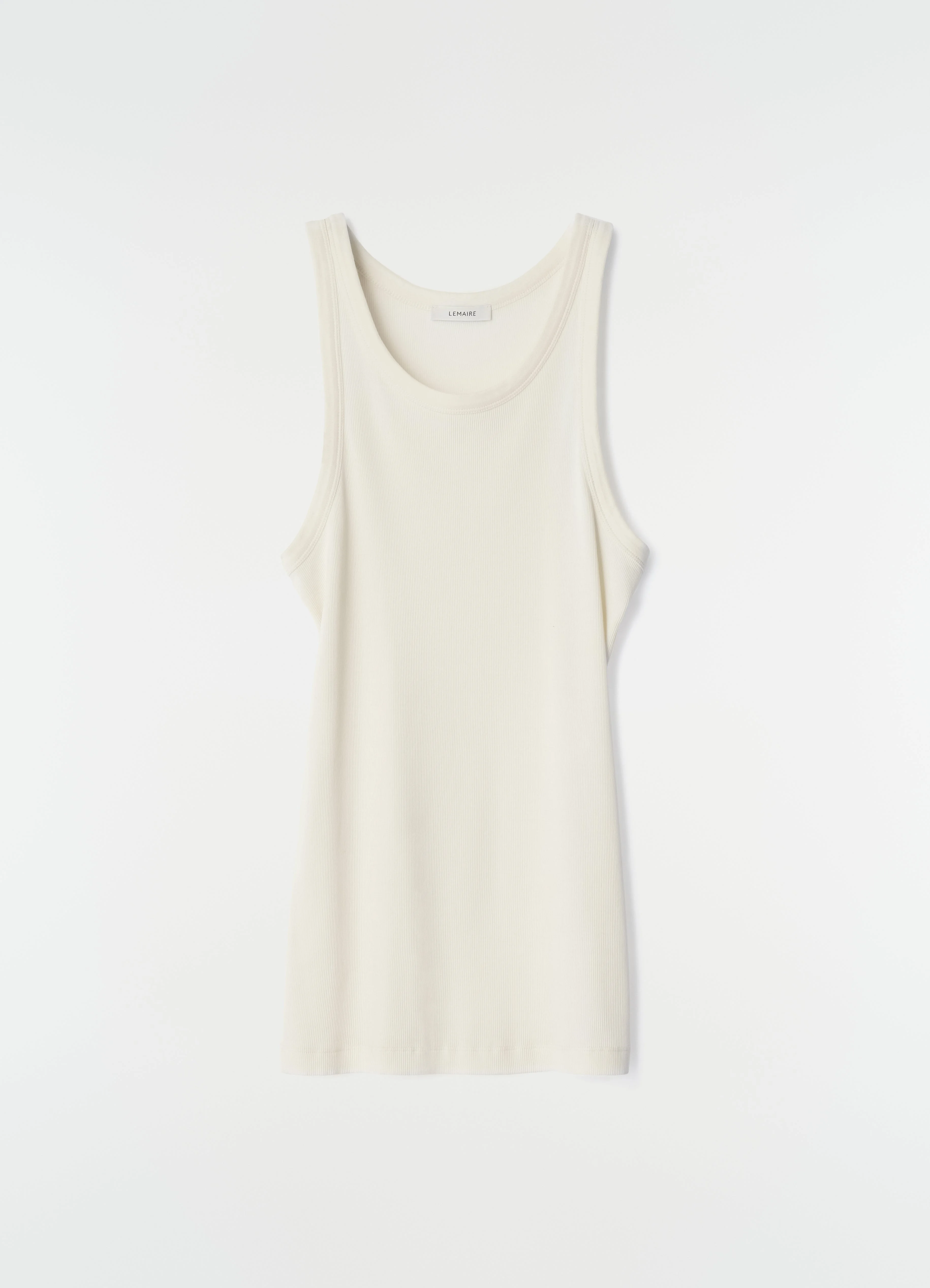 TANK TOP IN RIBBED JERSEY - 1