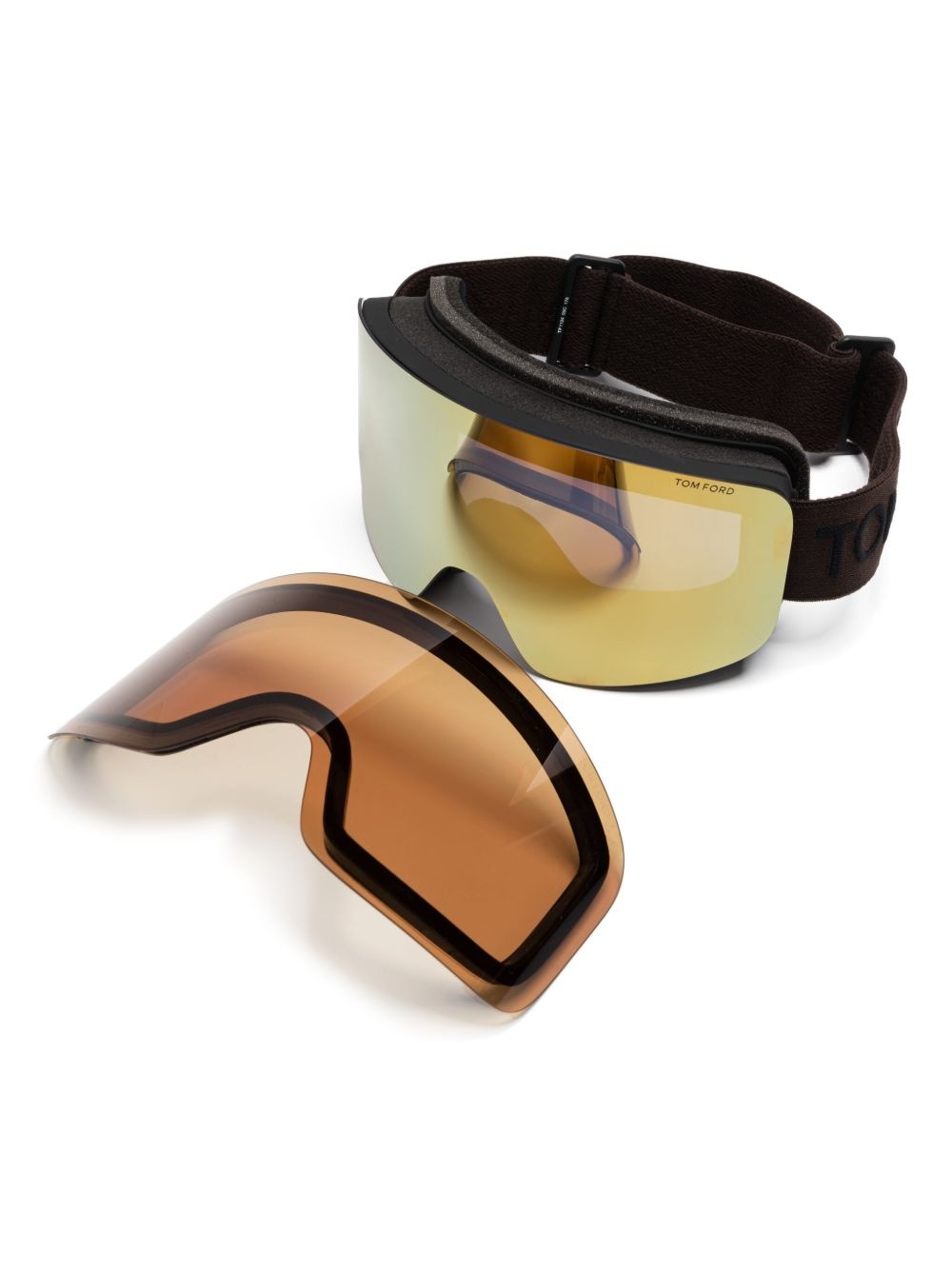 logo-band mirrored-lenses ski goggles - 2