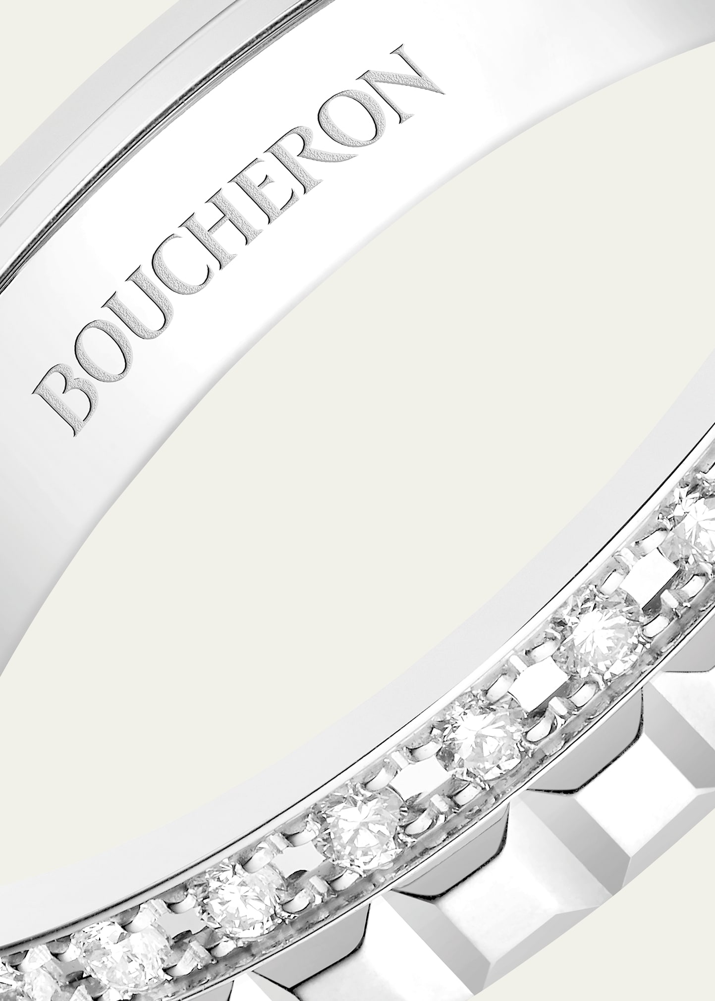 White Gold Quatre Diamond Ring - 4