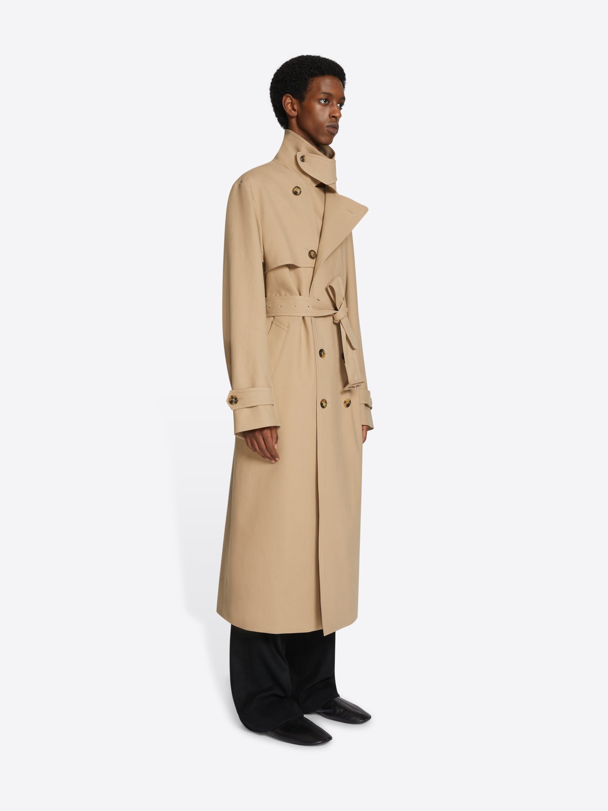 COTTON TRENCH COAT - 3