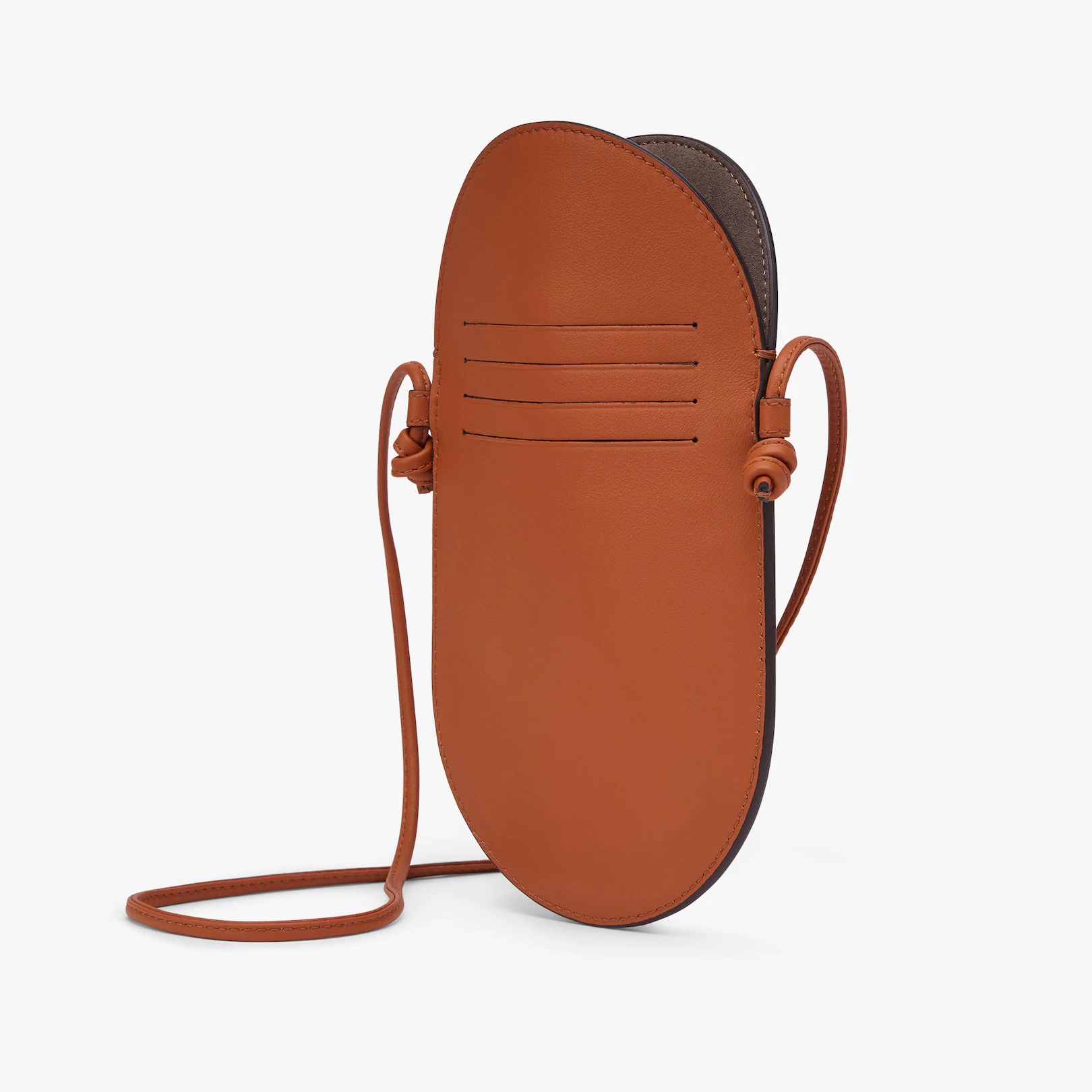 Brown leather pouch - 2