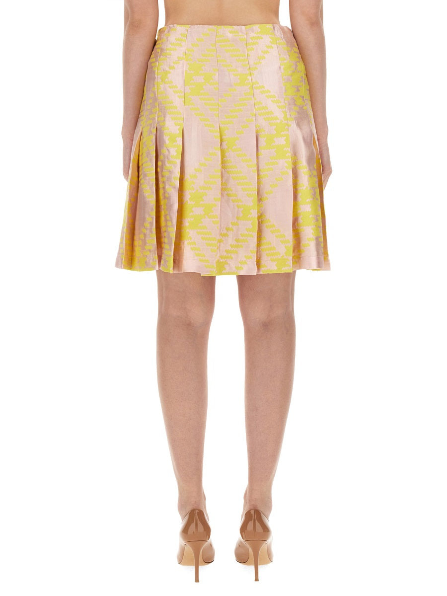 Burberry Women Check Pattern Skirt - 3