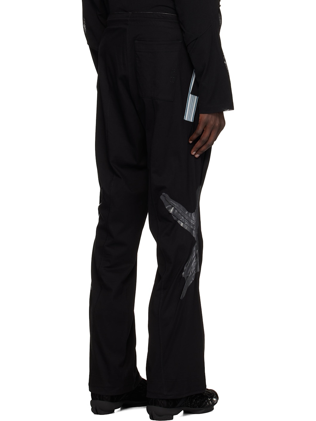 Black Alec K-Dart Jersey Sweatpants - 3