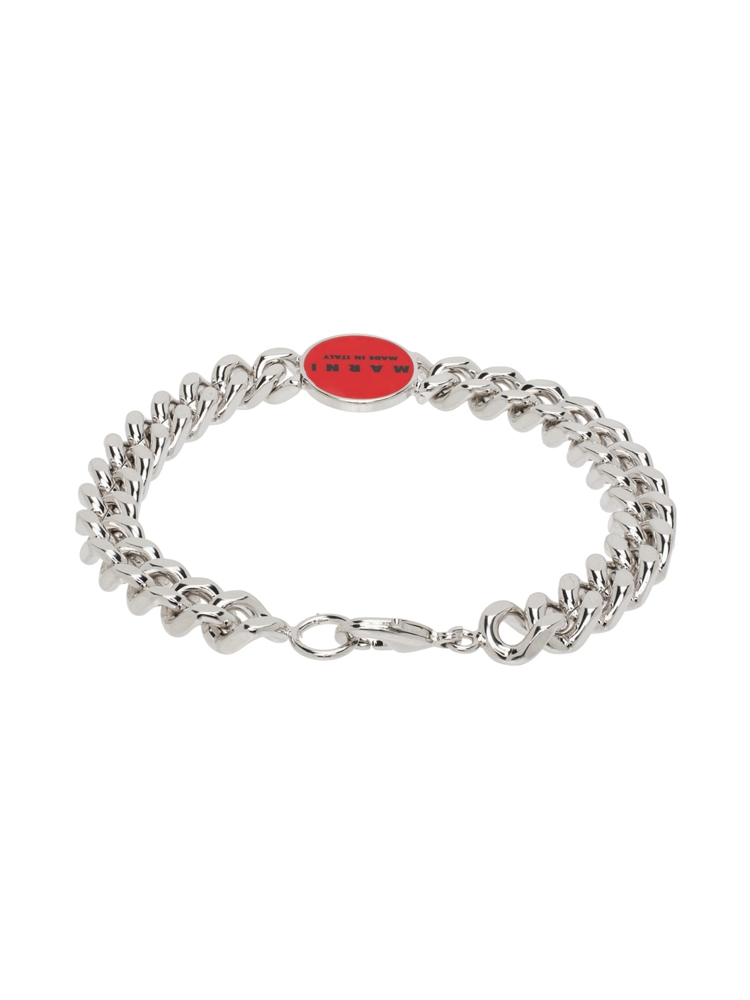 Marni crystal-embellished chain bracelet - Silver