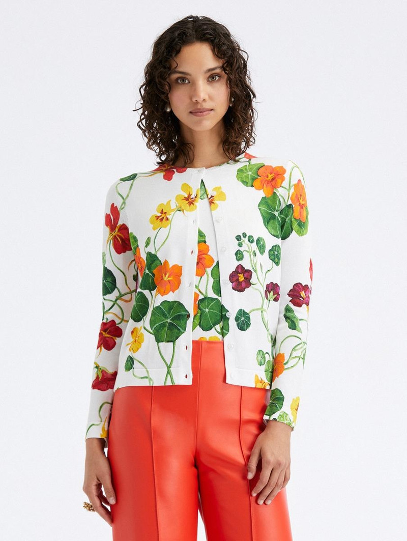 NASTURTIUM PRINTED CARDIGAN 1