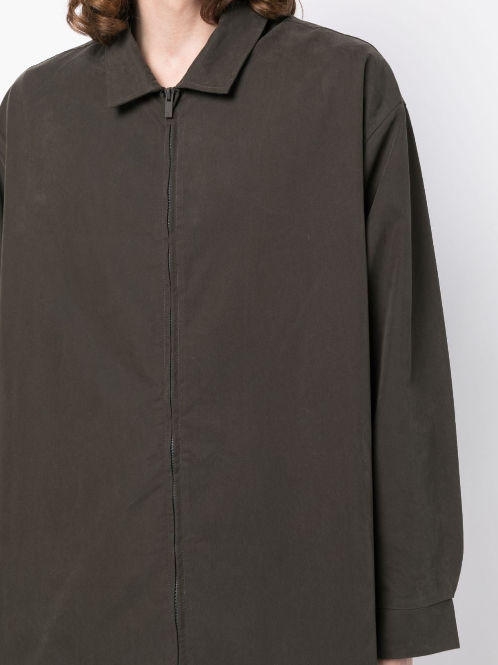 cotton-blend lightweight jacket - 5