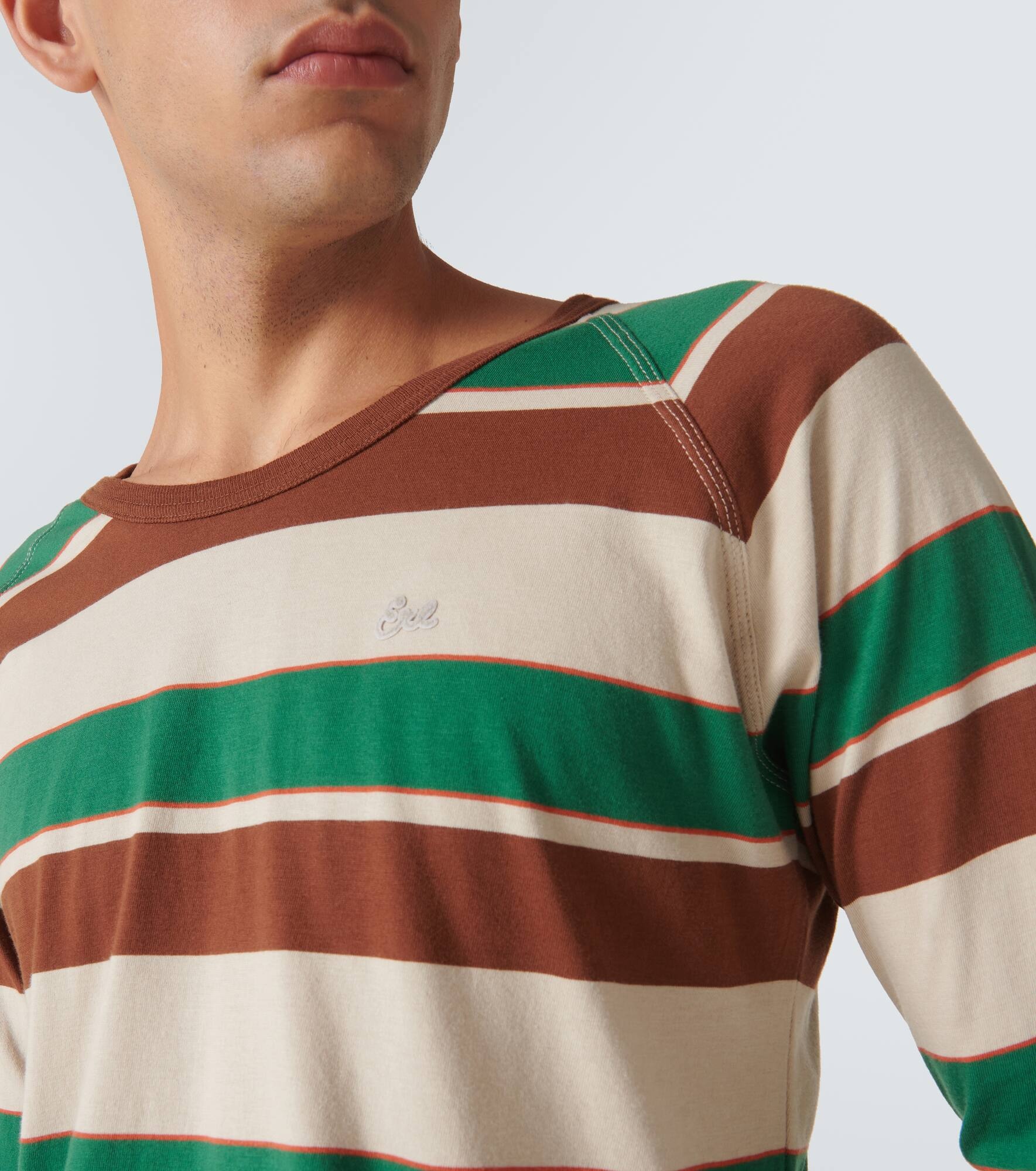 Striped cotton jersey T-shirt - 5
