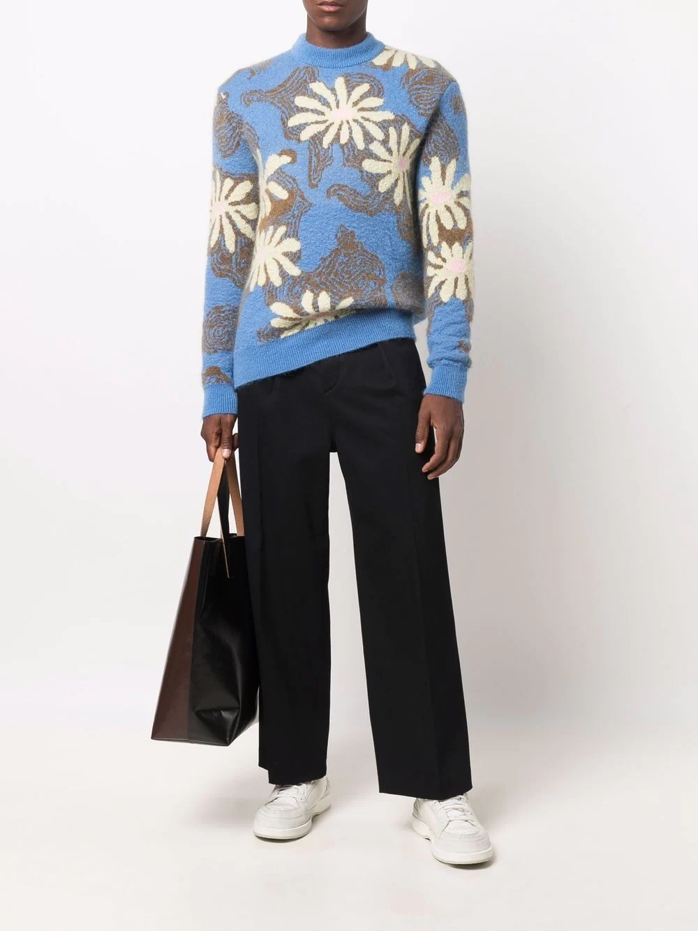 all-over floral print jumper - 2