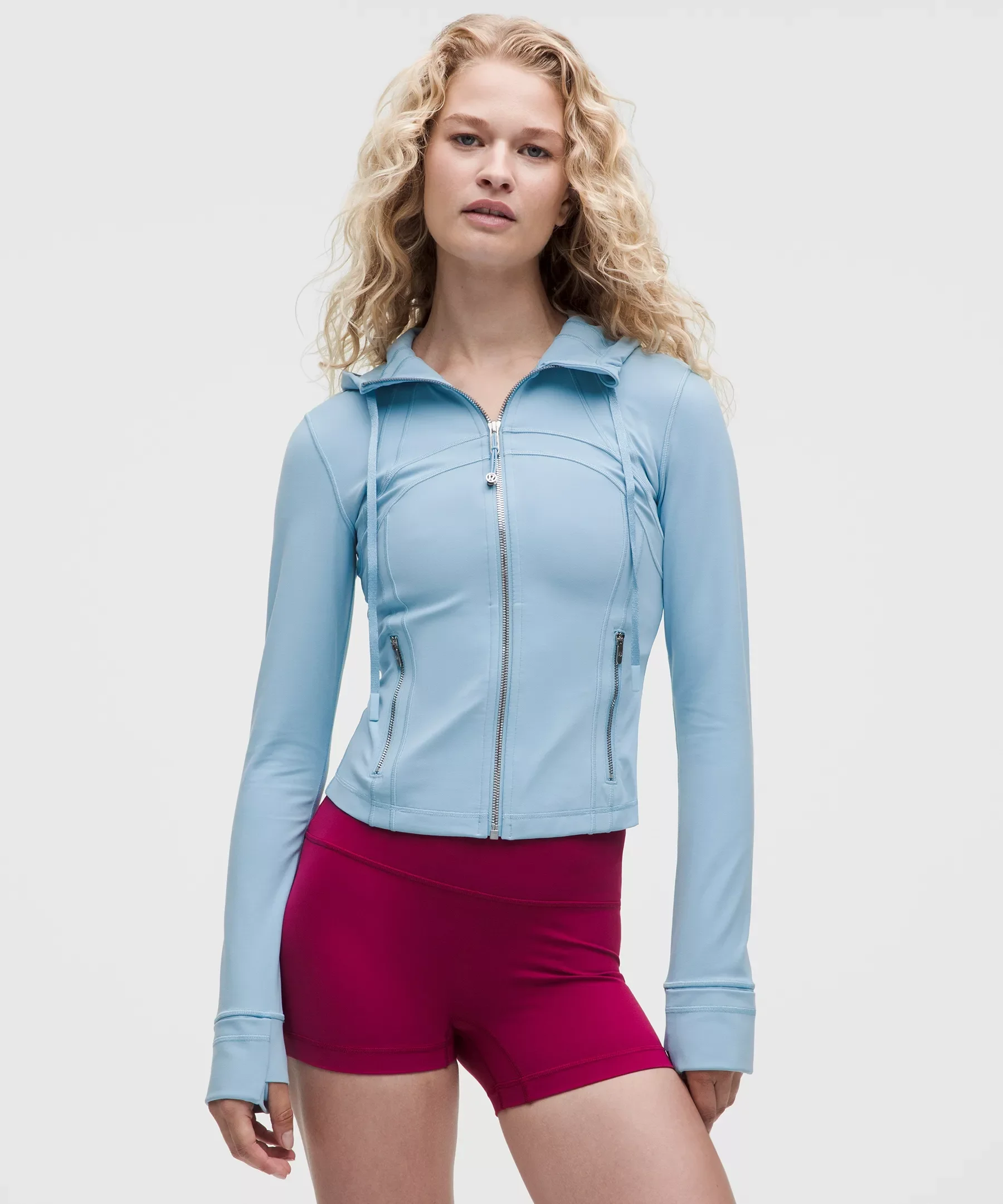 Define Cropped Hooded Jacket *Nulu - 1