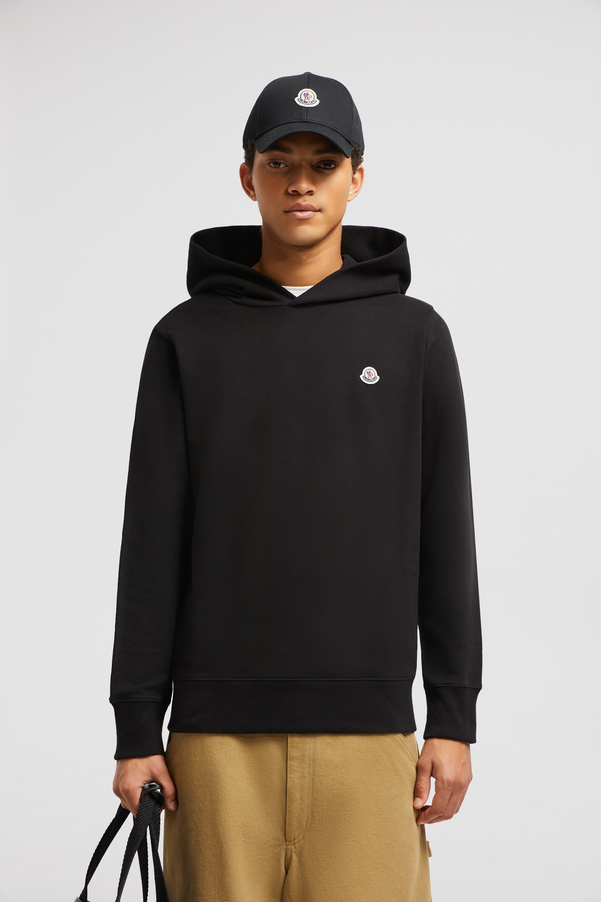 Logo Patch Cotton Hoodie - 2