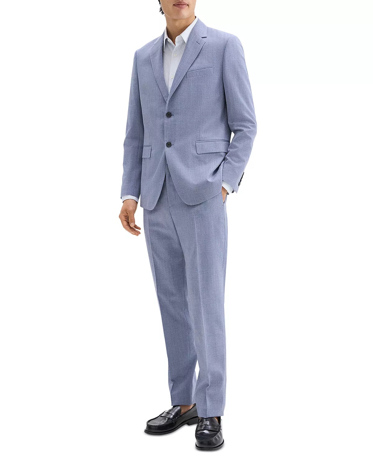 Chambers Mélange Solid Slim Fit Suit Jacket - 3