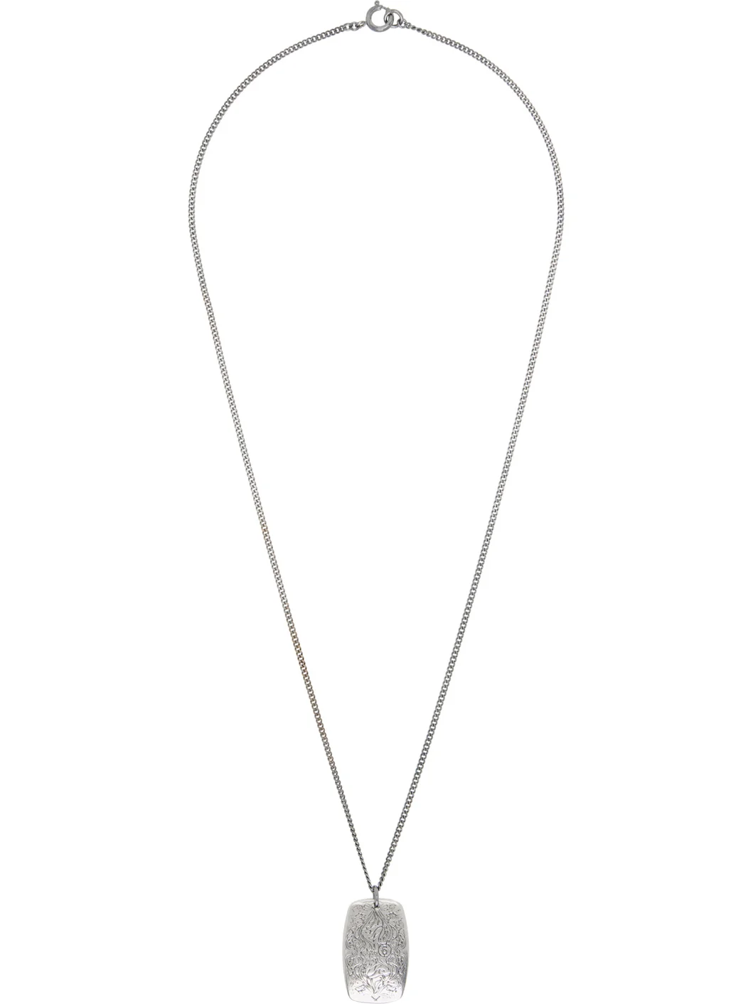 Eroded Floral Motif Necklace - 1