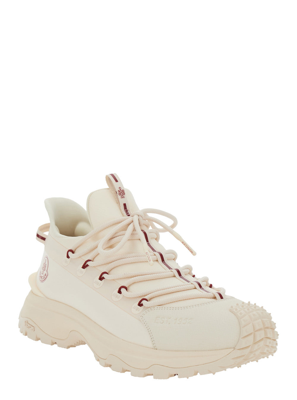 Moncler Men 'Trailgrip Lite2' Beige Low Top Sneakers With Logo In Tech Fabrics Mix Man - 2
