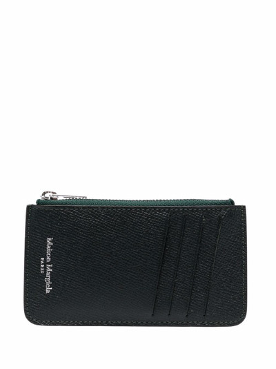 Maison Margiela logo zipped wallet outlook