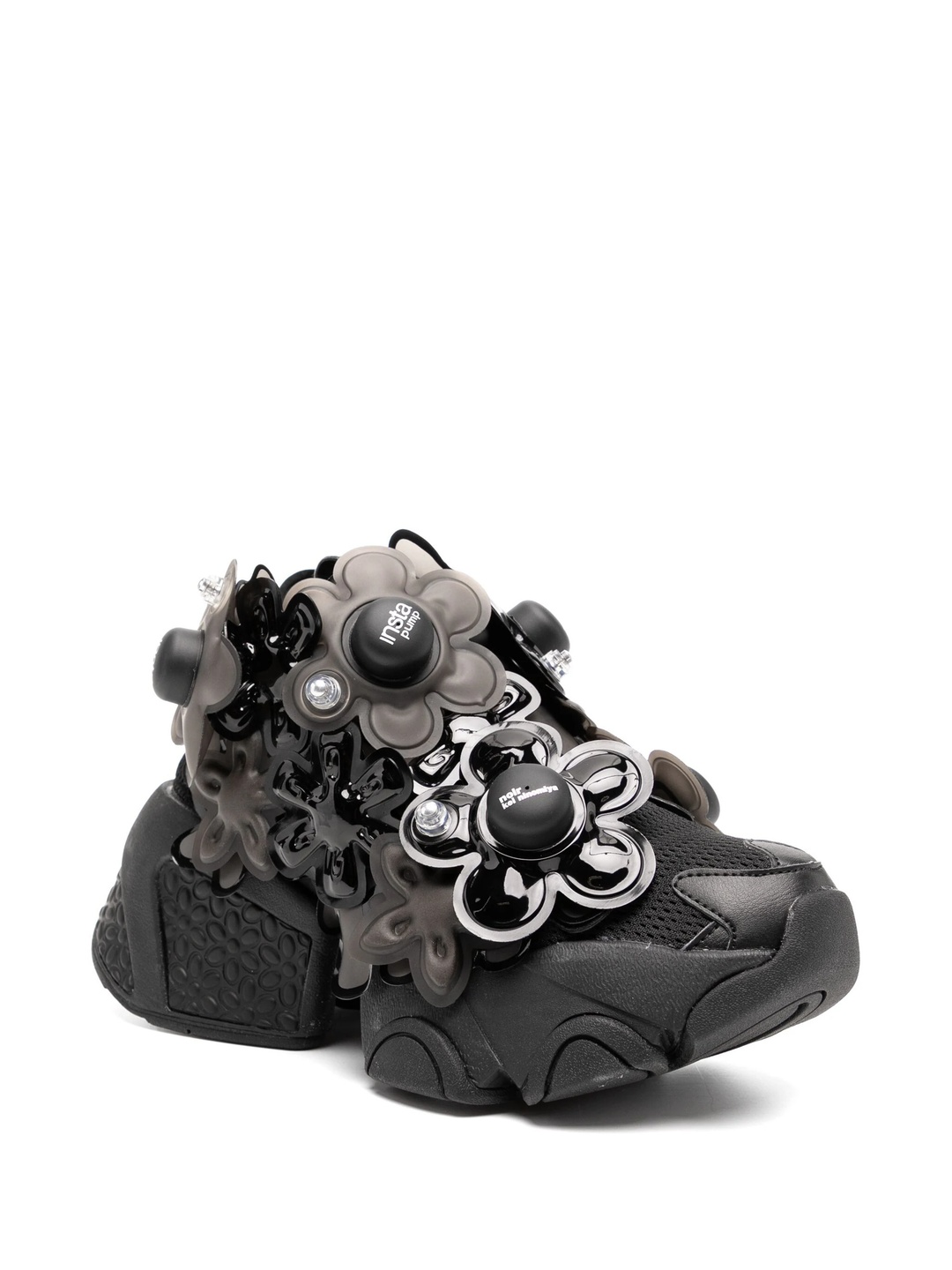 Noir X Reebok Insta Pump Yuki Sneakers - 2