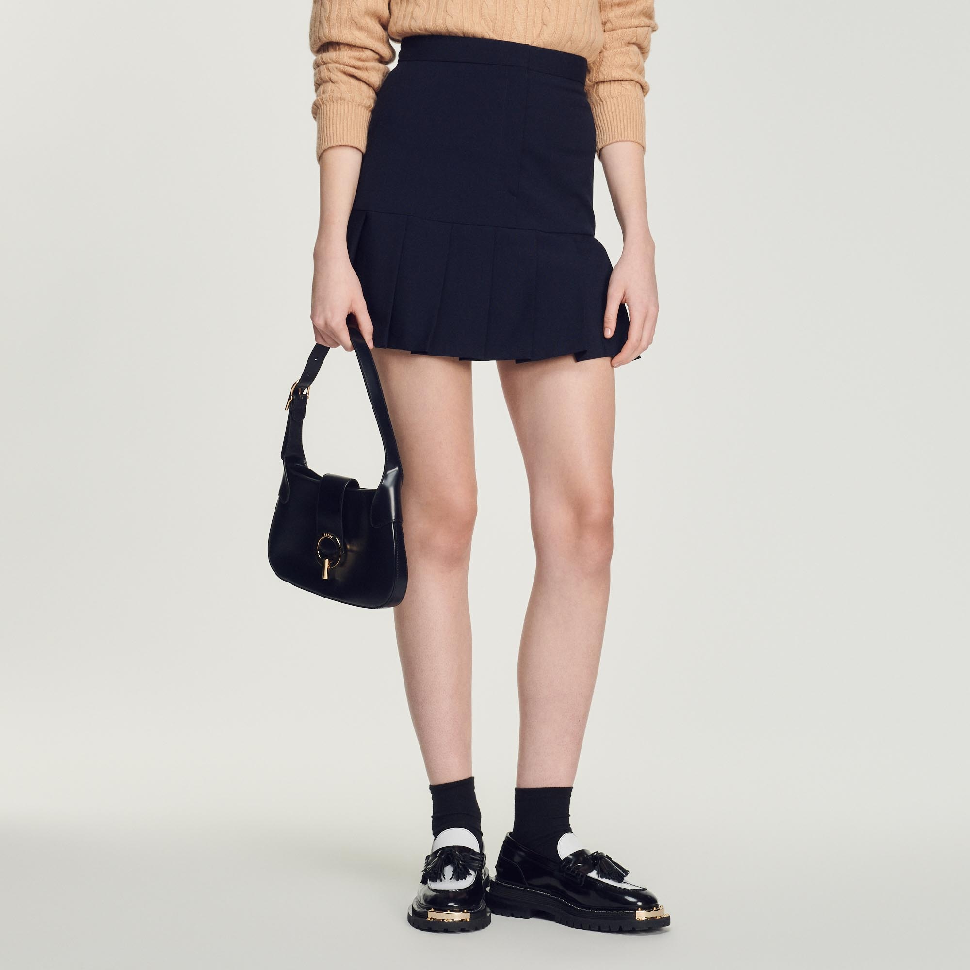 Short pleated skirt - 5