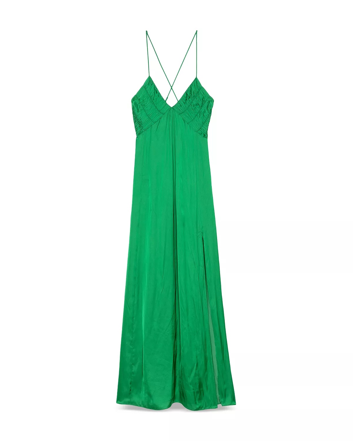 Rayonne Satin Maxi Dress - 5