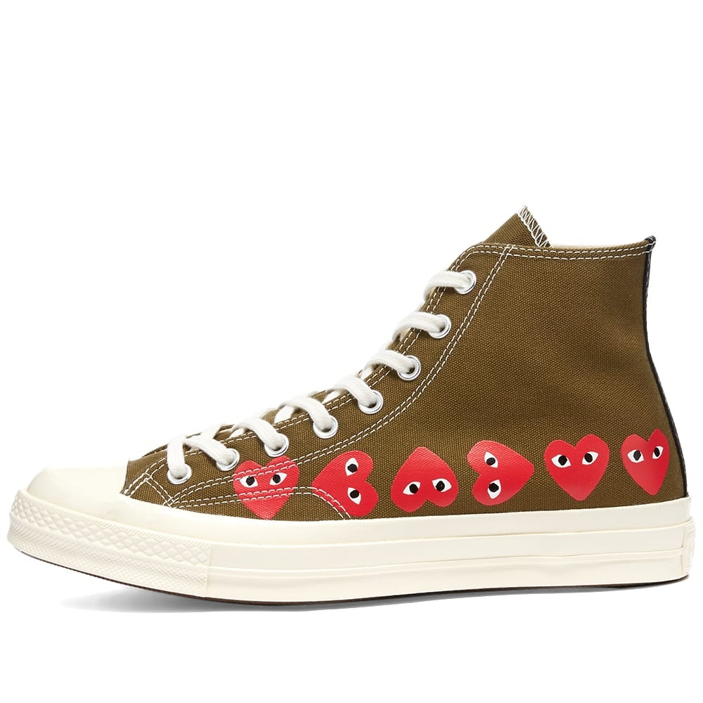 Comme des Garcons Play x Converse Chuck Taylor Multi Heart 1970s Hi - 2