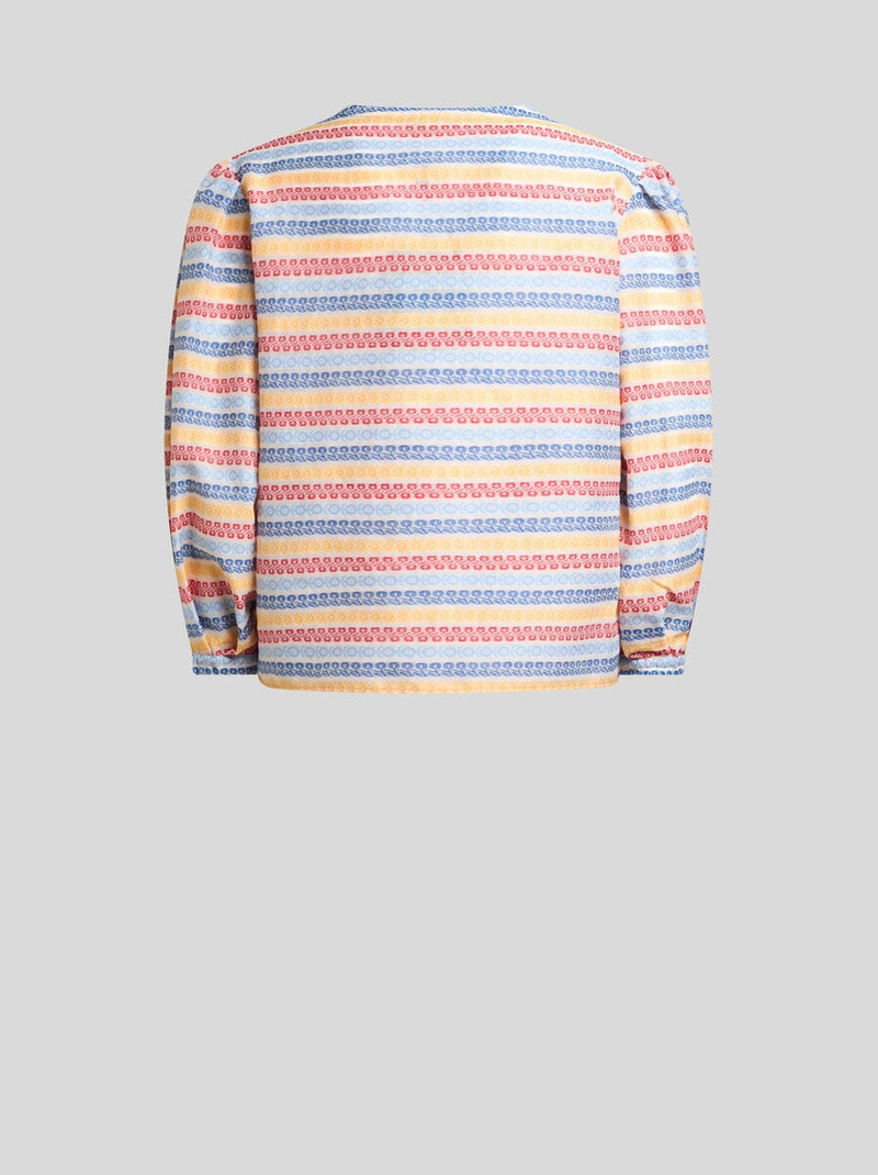 COTTON-BLEND JACQUARD BLOUSE 5