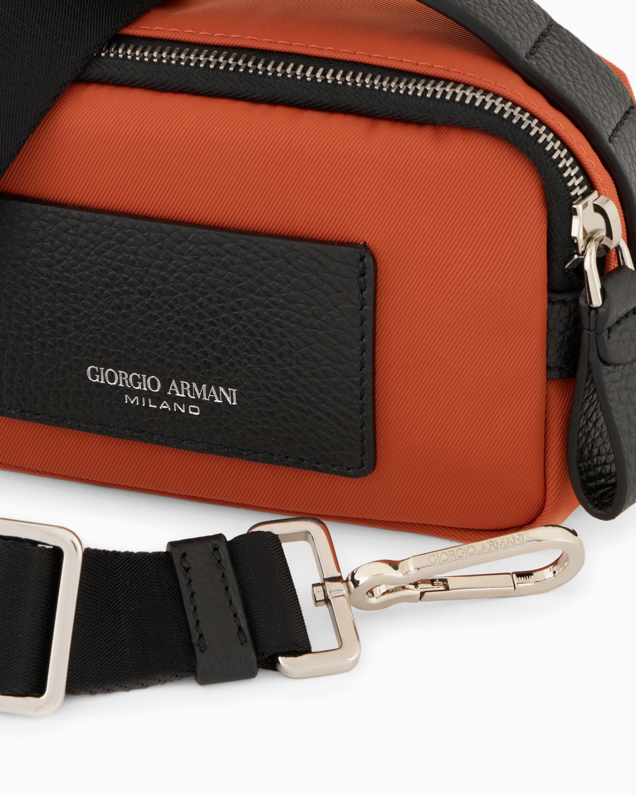 Mini crossbody bag in nylon and leather - 5