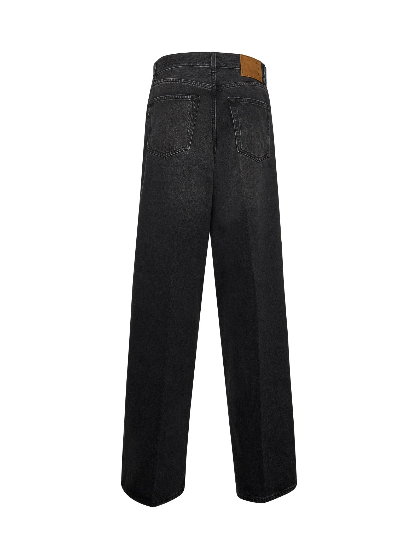 Black denim Bethany wide leg jeans - 2