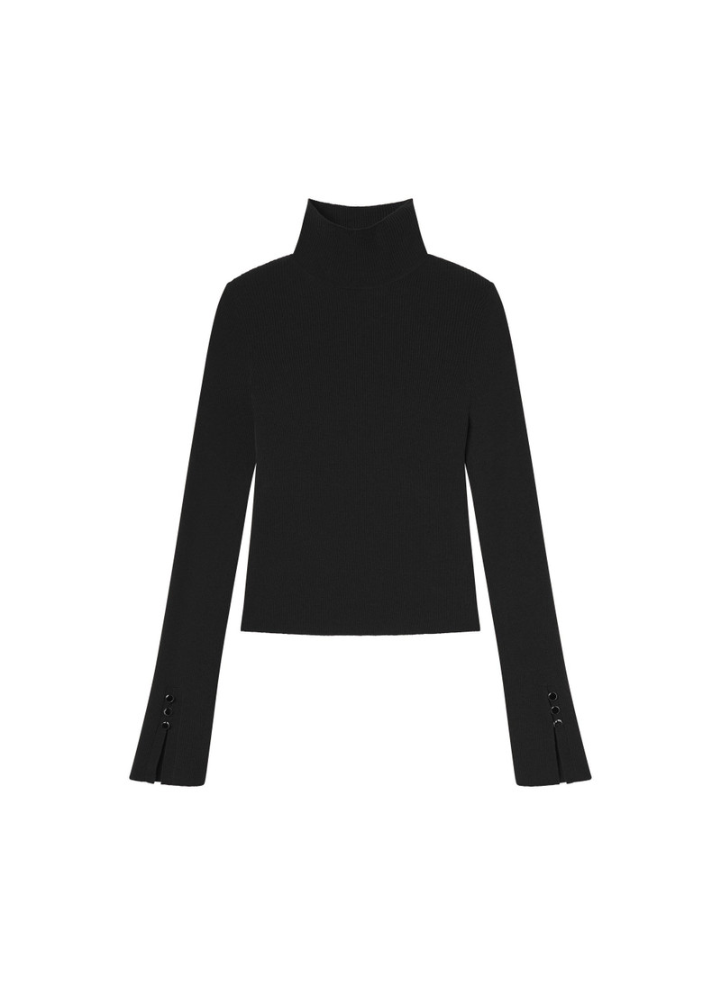Jett Knit Merino Turtleneck Top 1