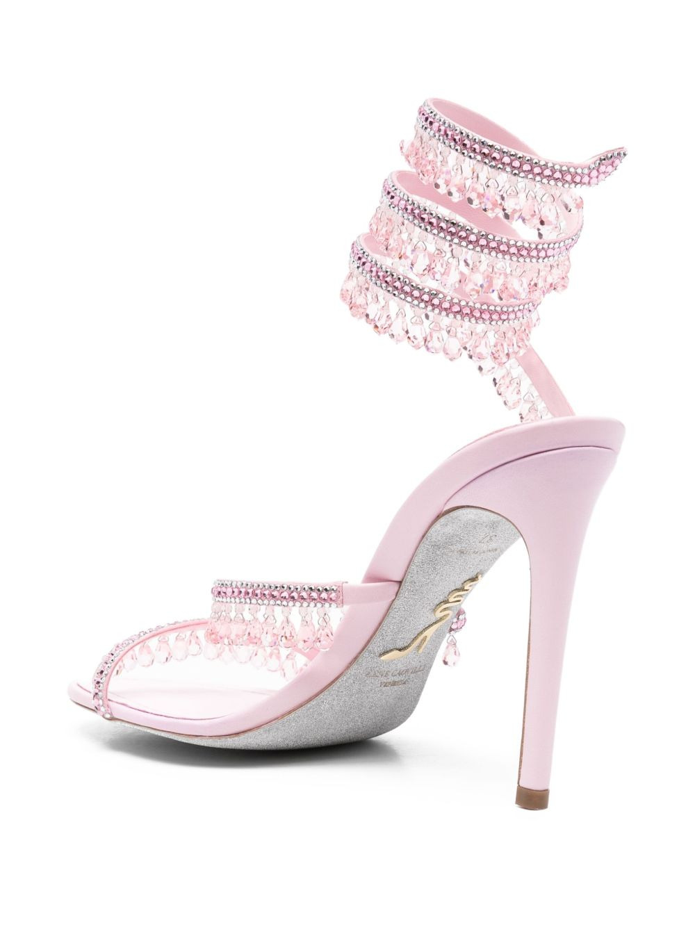 110mm Chandelier crystal-embellished sandals - 3