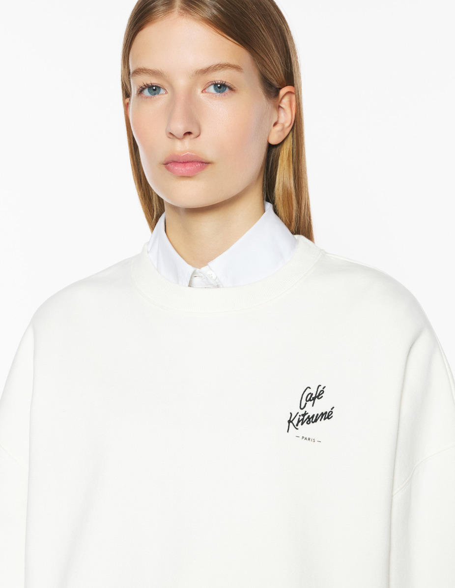 CAFE KITSUNE RELAX SWEATSHIRT - 4