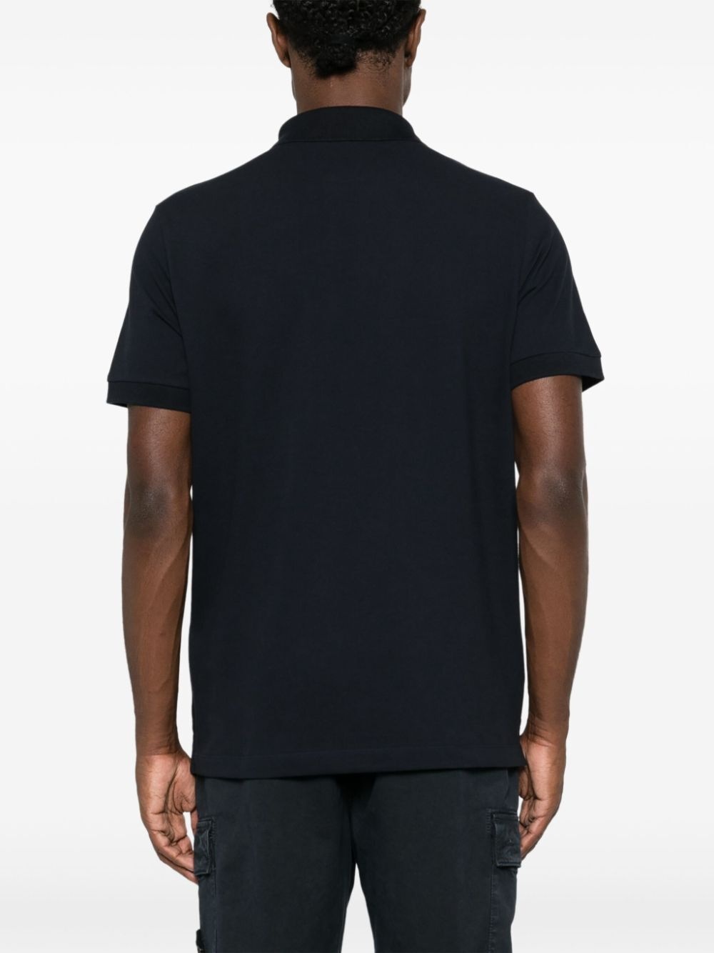 Stone Island Men Slim Fit Stretch Cotton Piqué Polo Shirt - 6