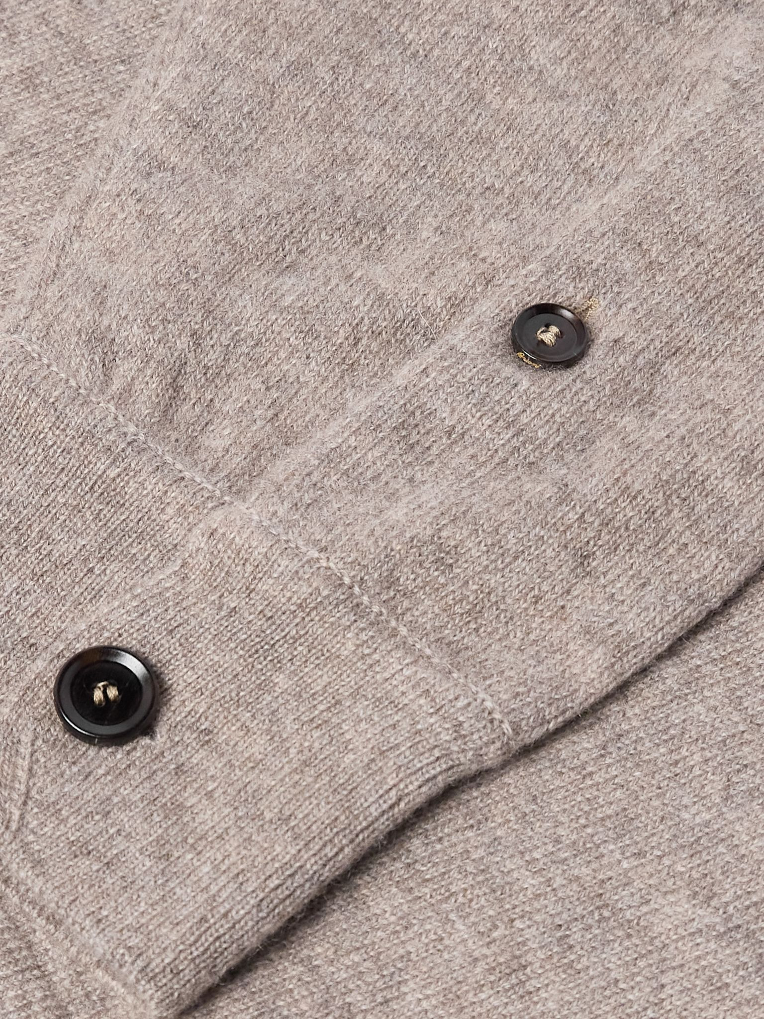 Cashmere Cardigan Beige - 6