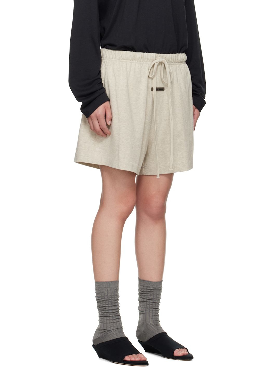 Beige Soccer Shorts - 2