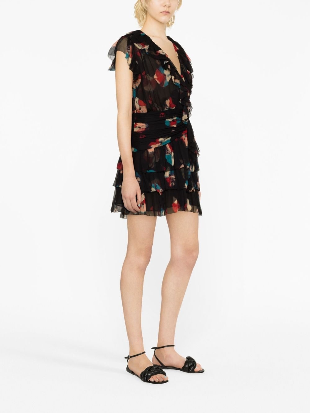 Zina graphic-print minidress - 3