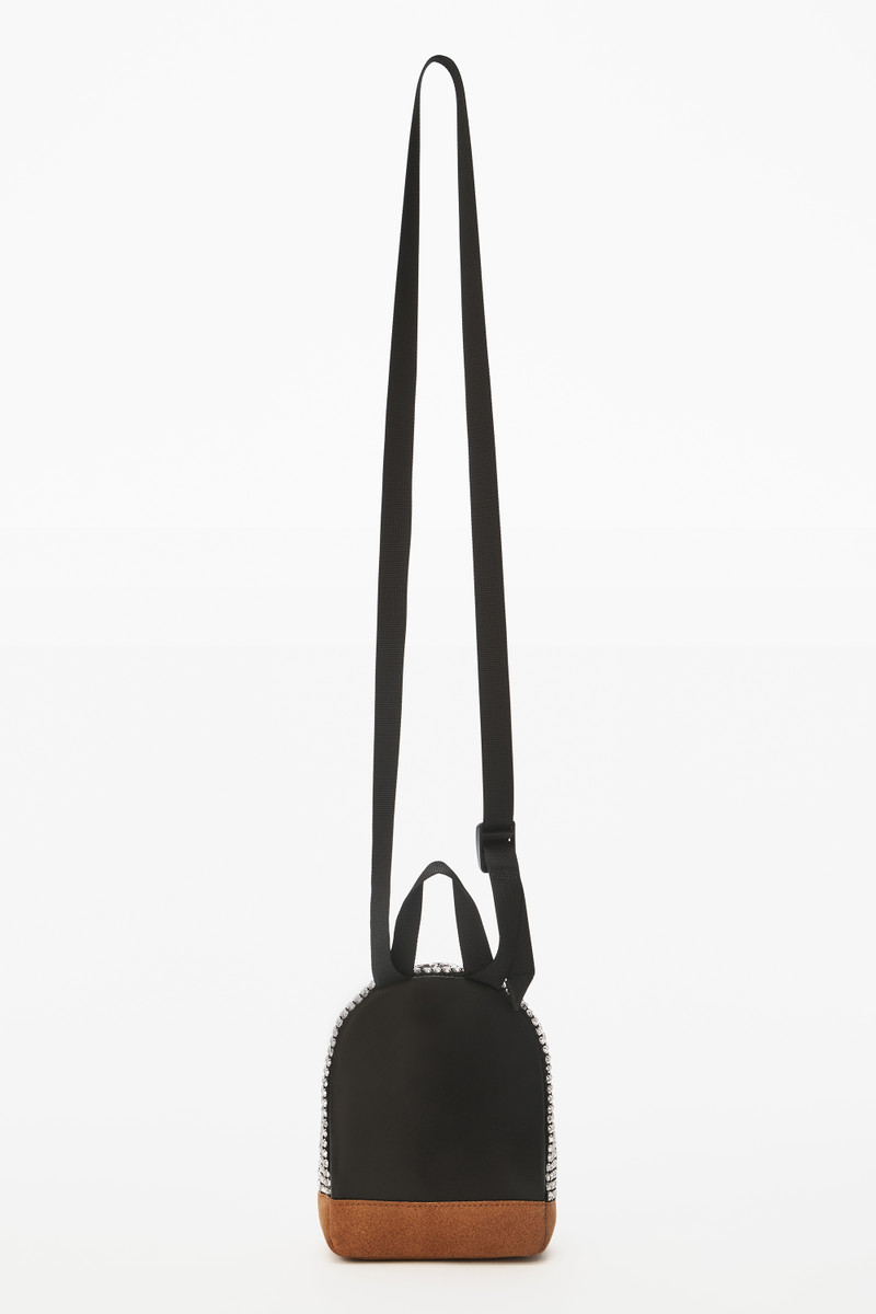 Alexander Wang CRUISER MINI BACKPACK IN CRYSTAL MESH outlook