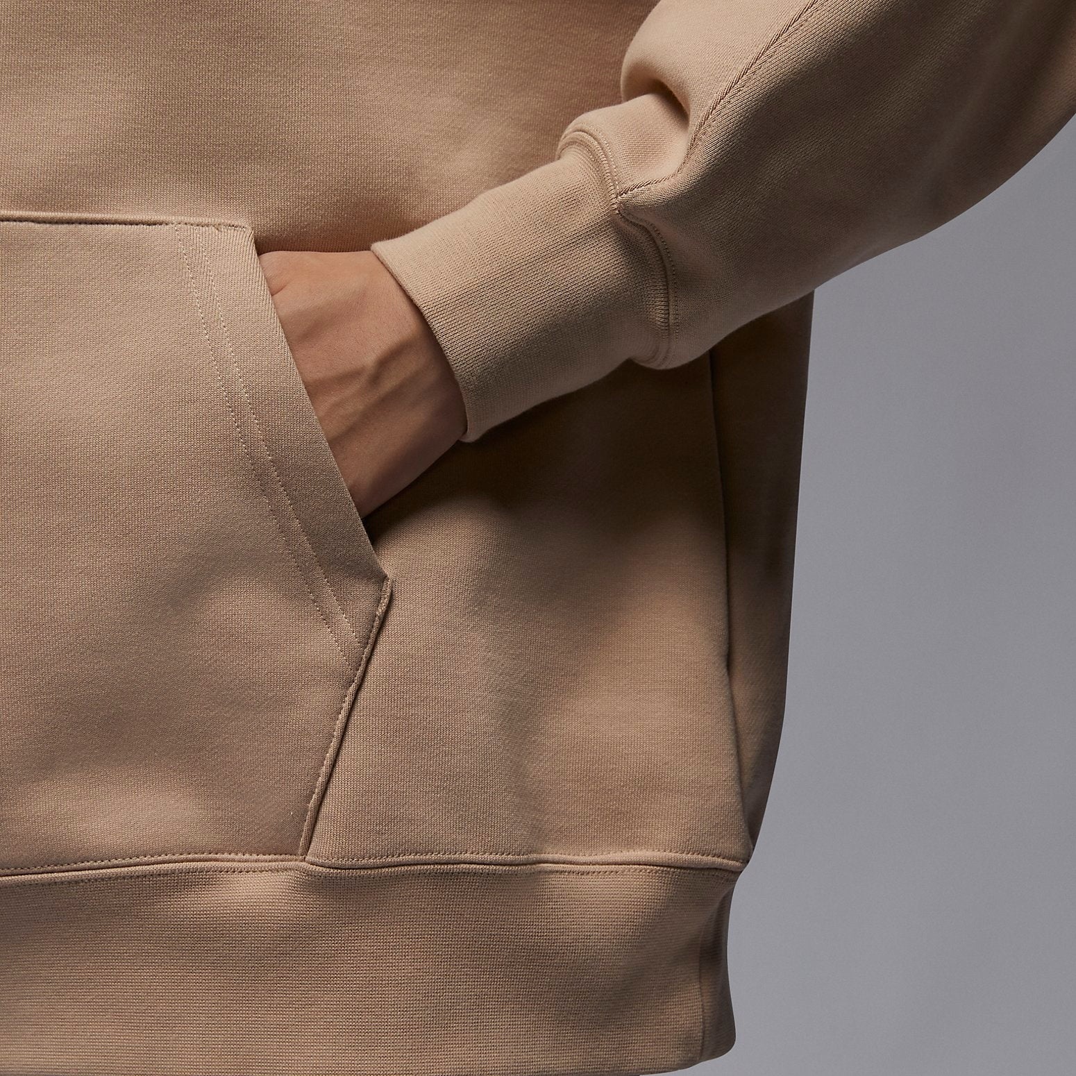 (WMNS) Air Jordan AJGirl Hoodie 'Hemp' FZ4334-221 - 2