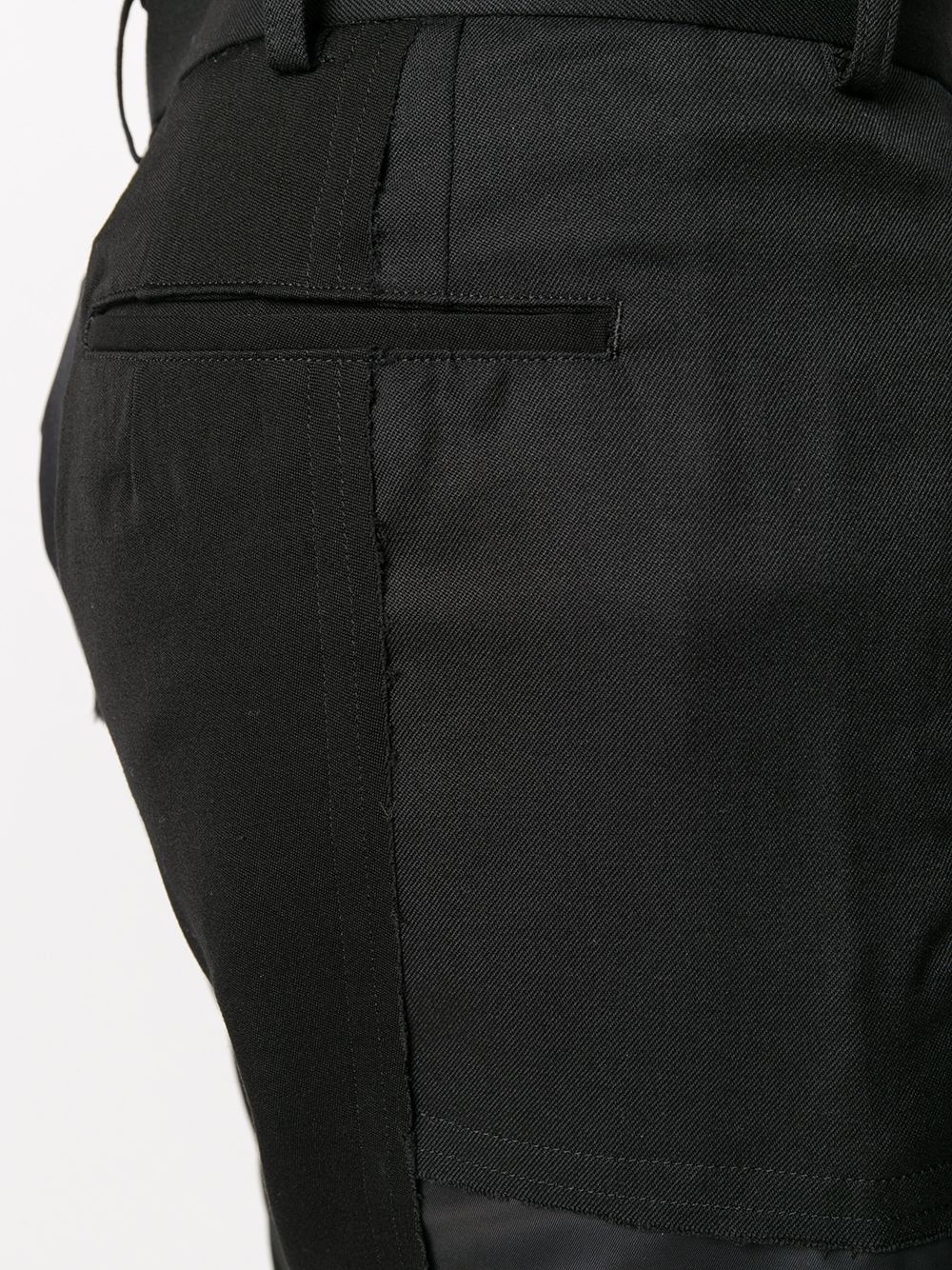 panelled chinos - 5