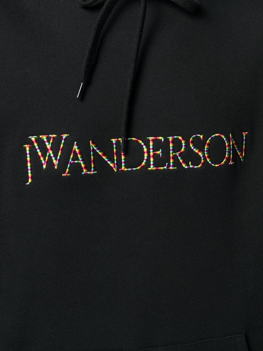 logo embroidered hoodie - 5