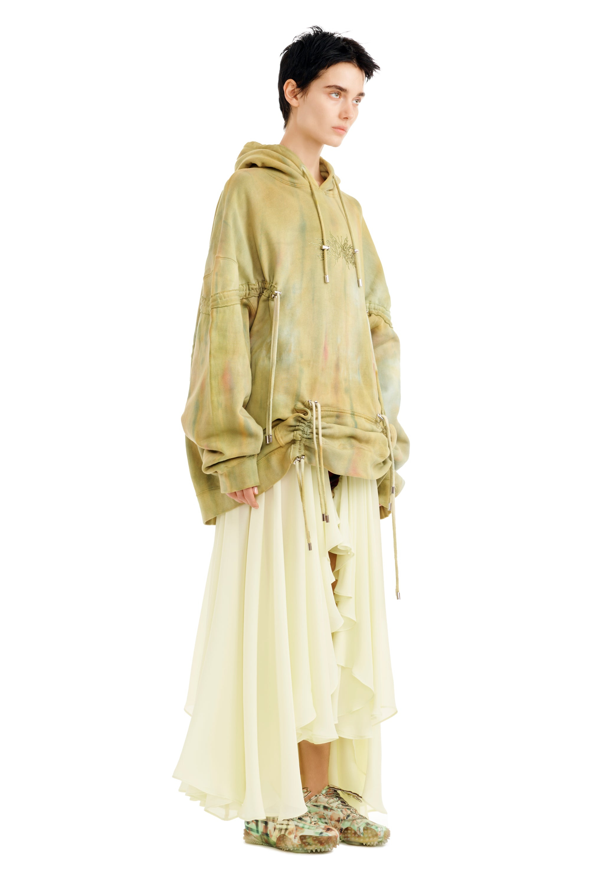 SEA MOSS RHINESTONE BURST HOODIE - 7