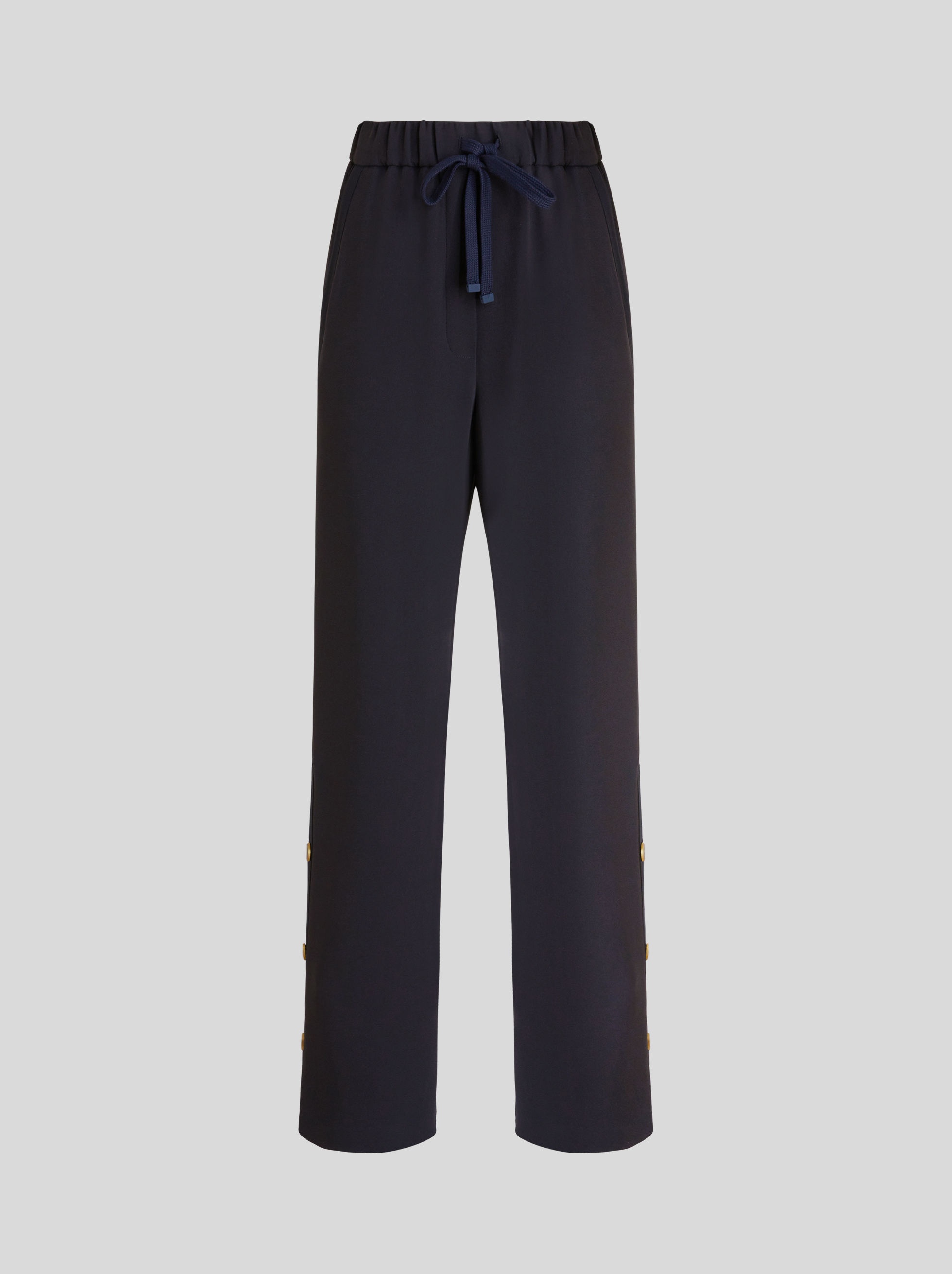 PALAZZO TROUSERS WITH PEGASO BUTTONS - 1