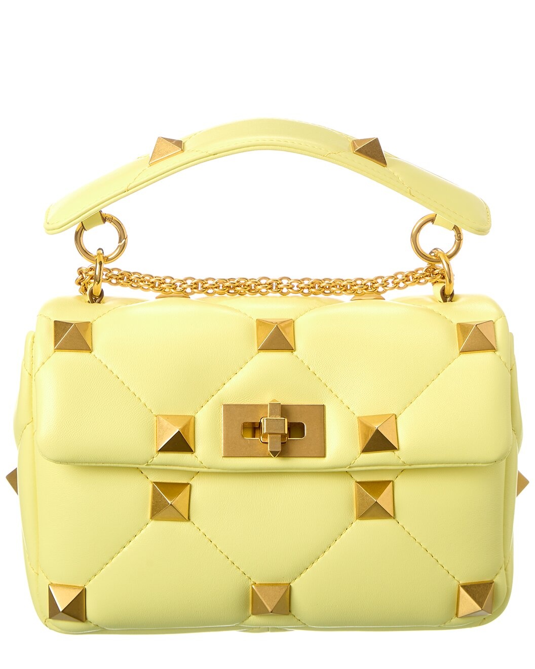 Valentino Roman Stud Medium Leather Shoulder Bag - 1