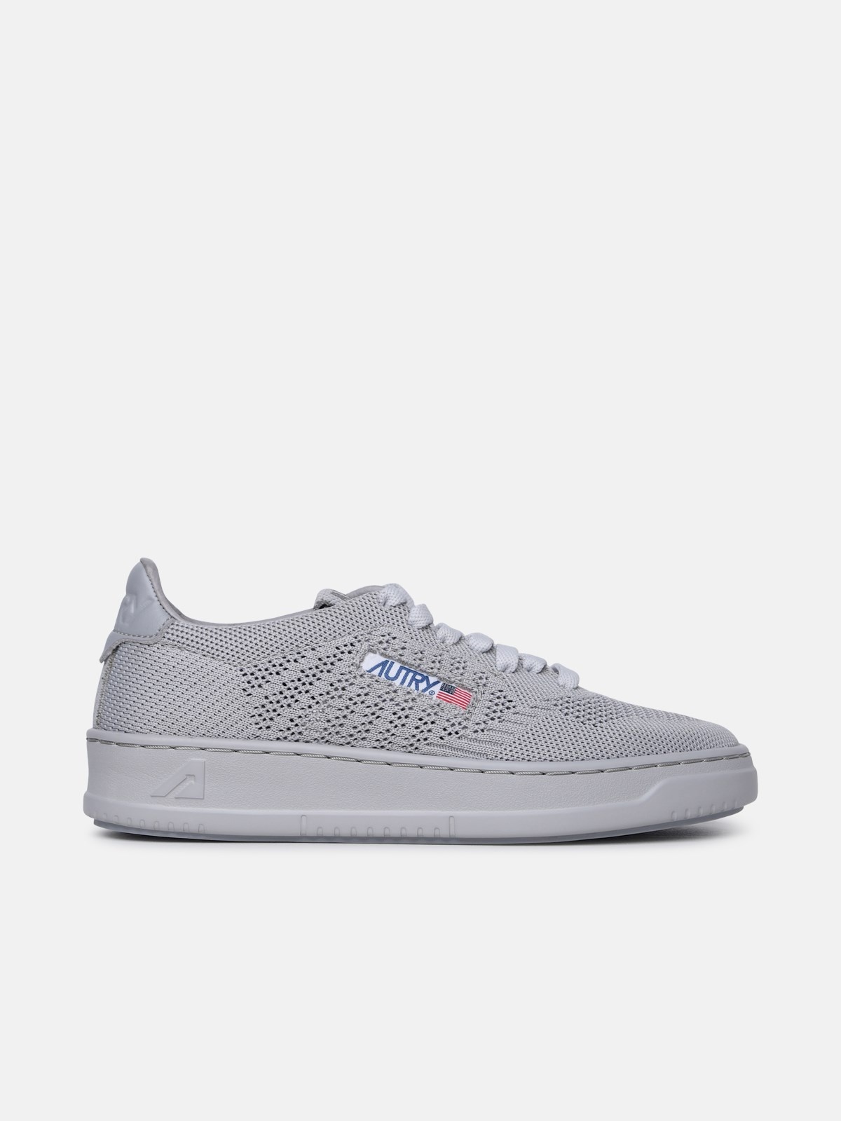 GREY FABRIC SNEAKERS - 1