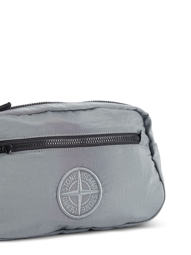 Stone Island logo patch messenger bag outlook