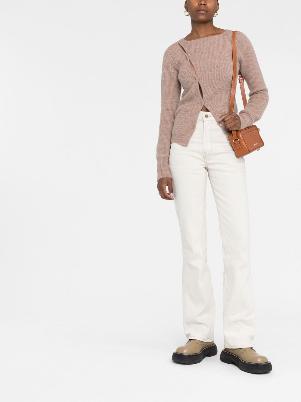 La Maille Pau asymmetric cardigan - 2