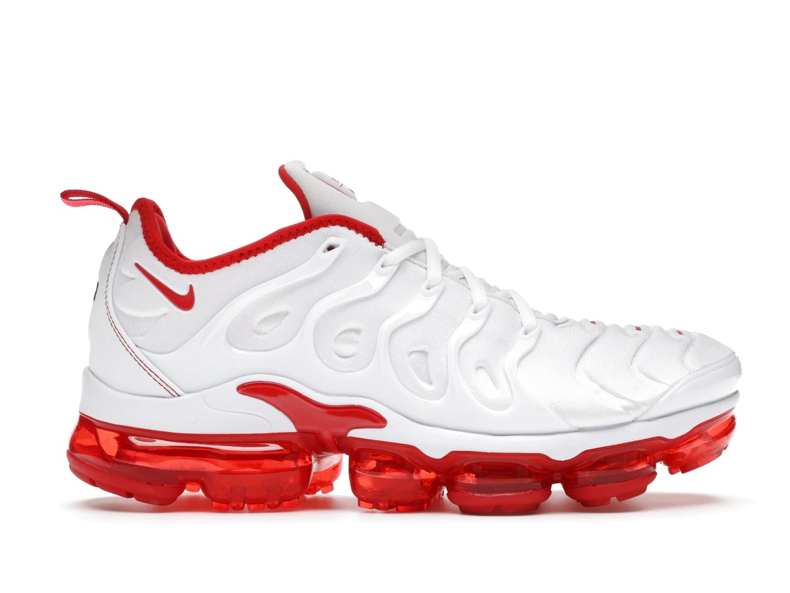 Nike Air VaporMax Plus White Red - 1