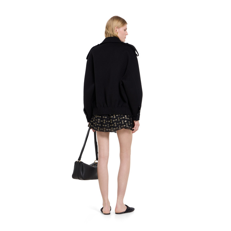 Silk wool bomber jacket 4
